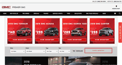 Desktop Screenshot of premiergmc.com